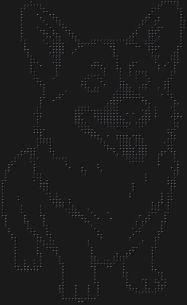Трафарет Корги — RHT_CORGI1_SS10_JET_BLACK