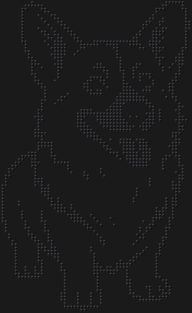 Трафарет Корги — RHT_CORGI1_SS16_JET_BLACK