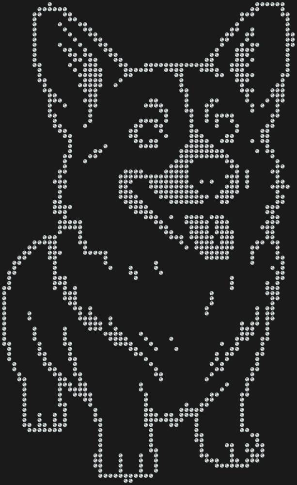 Трафарет Корги — RHT_CORGI1_SS6_CRYSTAL_CLEAR