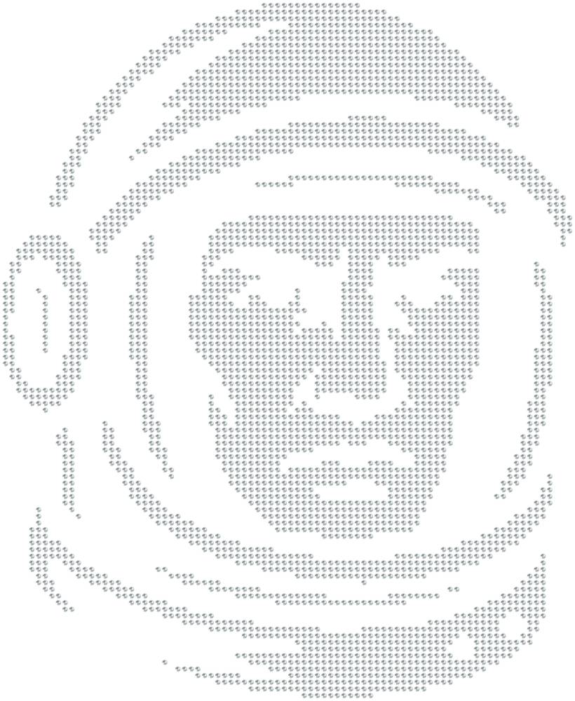 Трафарет Космонавт — RHT_COSMONAUT1_SS12_CRYSTAL_CLEAR