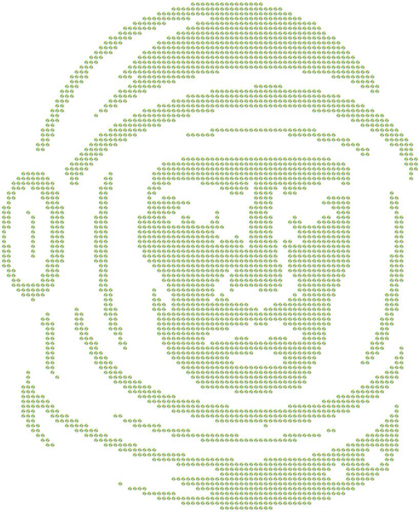 Трафарет Космонавт — RHT_COSMONAUT1_SS16_CRYSTAL_AB