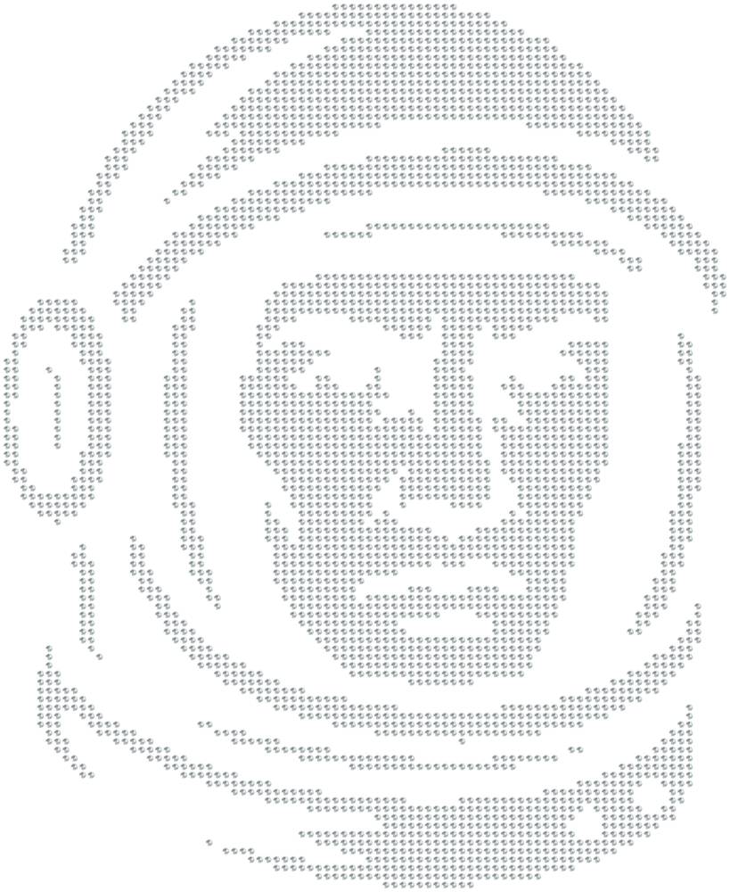 Трафарет Космонавт — RHT_COSMONAUT1_SS16_CRYSTAL_CLEAR