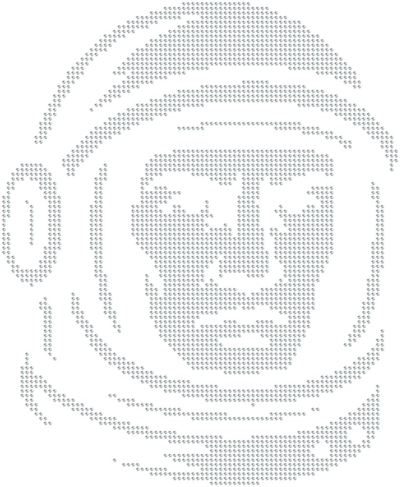 Трафарет Космонавт — RHT_COSMONAUT1_SS20_CRYSTAL_CLEAR