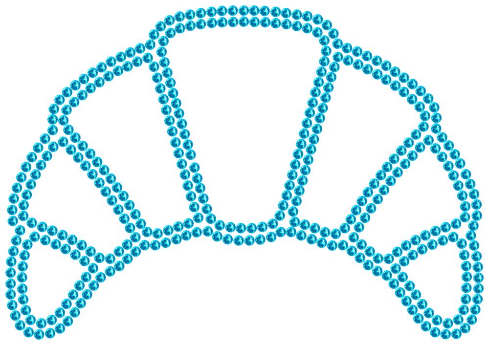 Трафарет Круассан — RHT_CROISSANT1_SS10_AQUAMARINE