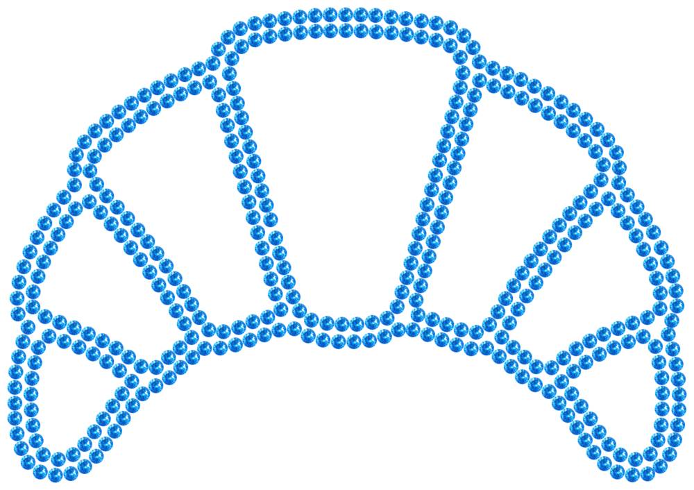 Трафарет Круассан — RHT_CROISSANT1_SS16_LT_SAPPHIRE