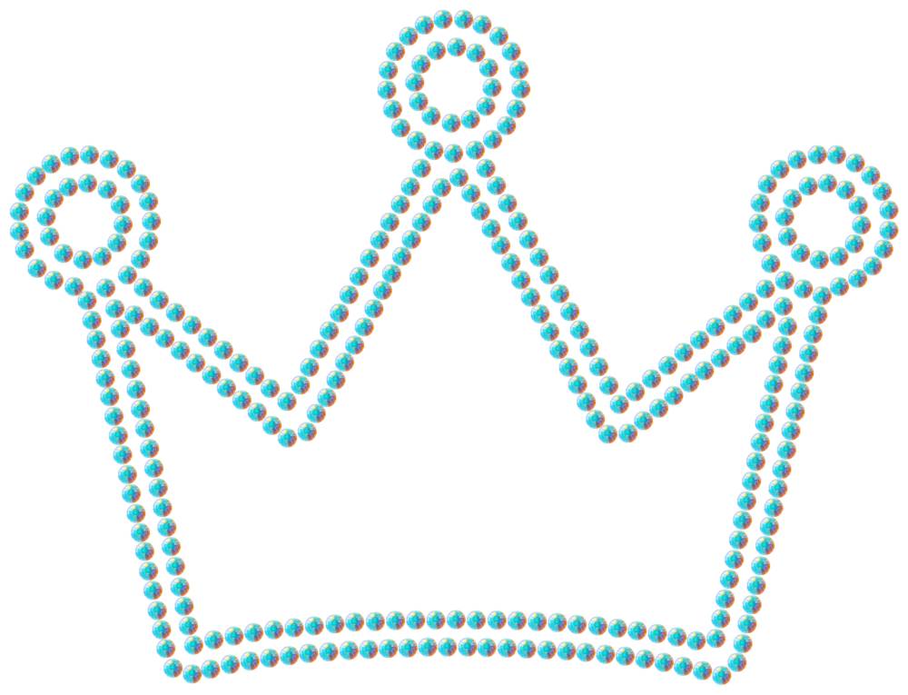 Трафарет Корона — RHT_CROWN1_SS12_CRYSTAL_AB_DMC