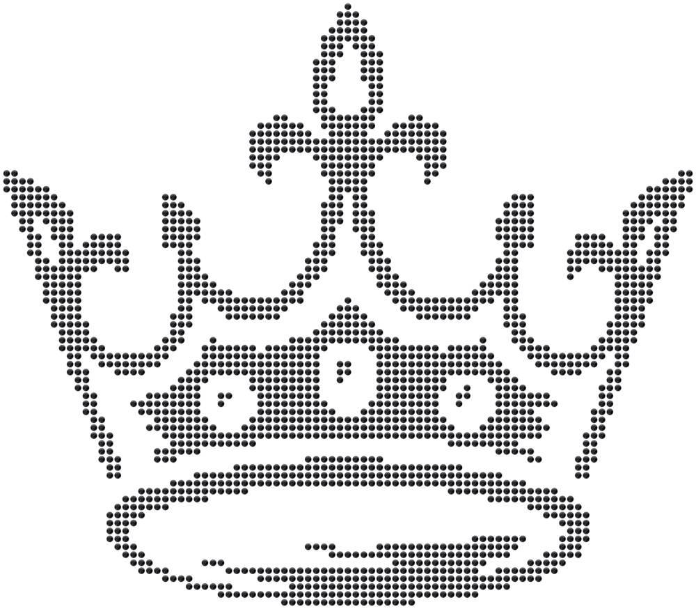 Трафарет Корона — RHT_CROWN2_SS10_JET_BLACK
