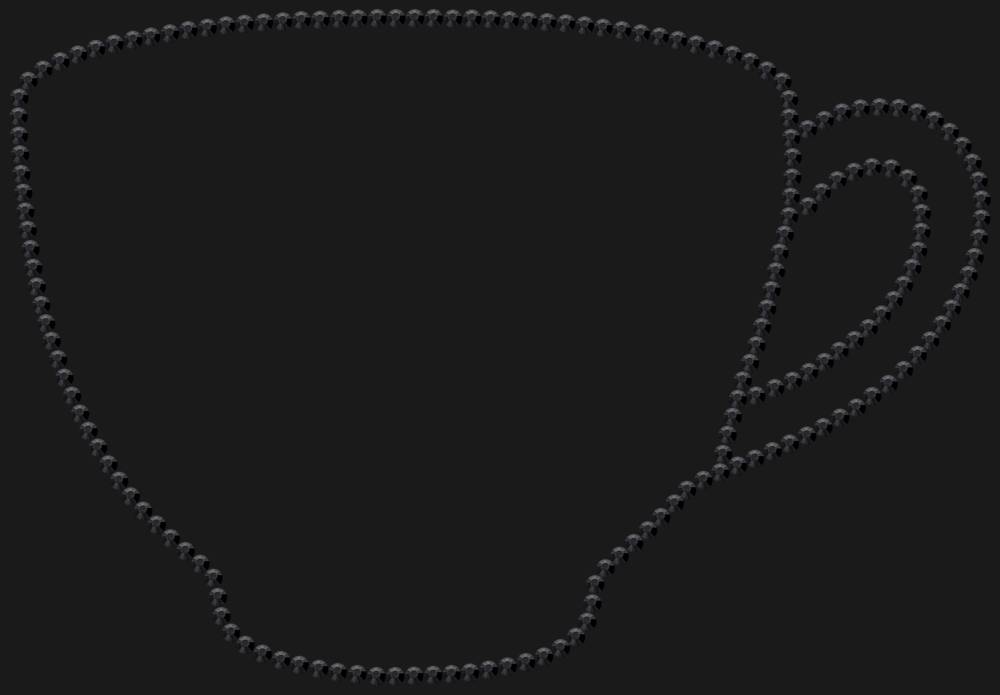 Трафарет Чашка — RHT_CUP1_SS16_JET_BLACK