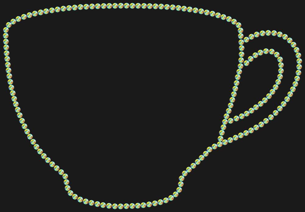 Трафарет Чашка — RHT_CUP1_SS20_CRYSTAL_AB