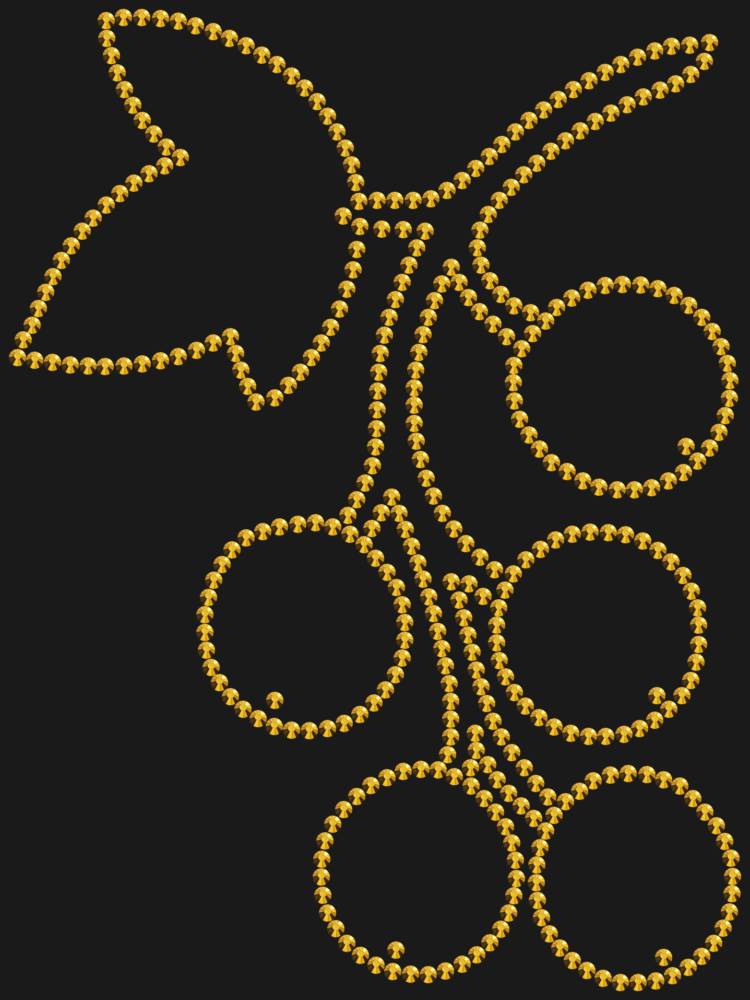 Трафарет Смородина — RHT_CURRANT1_SS10_GOLD