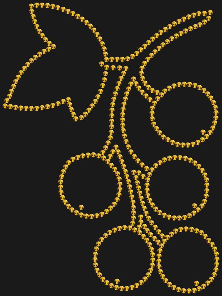 Трафарет Смородина — RHT_CURRANT1_SS16_GOLD