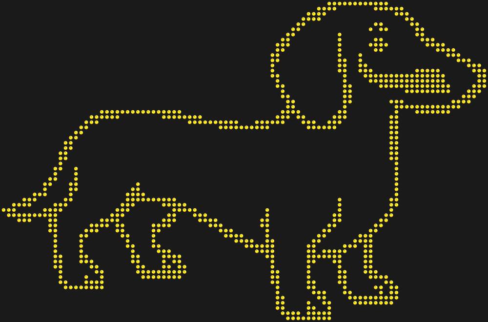 Трафарет Такса — RHT_DACHSHUND1_SS16_TOPAZ