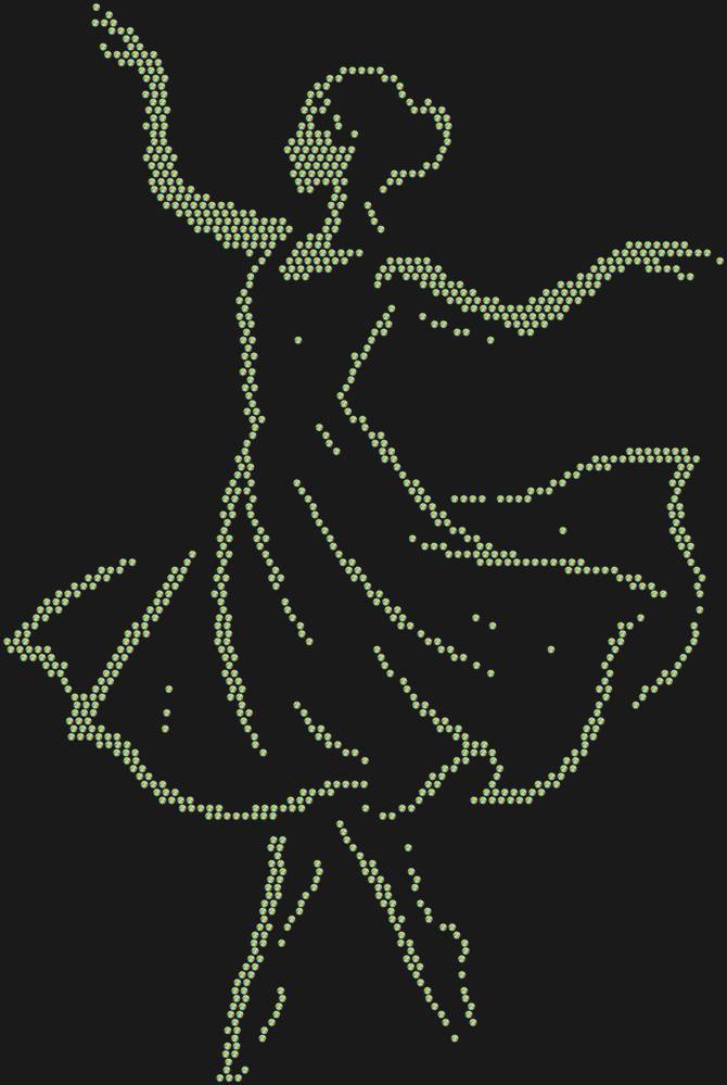 Трафарет Танцовщица — RHT_DANCER1_SS10_CRYSTAL_AB