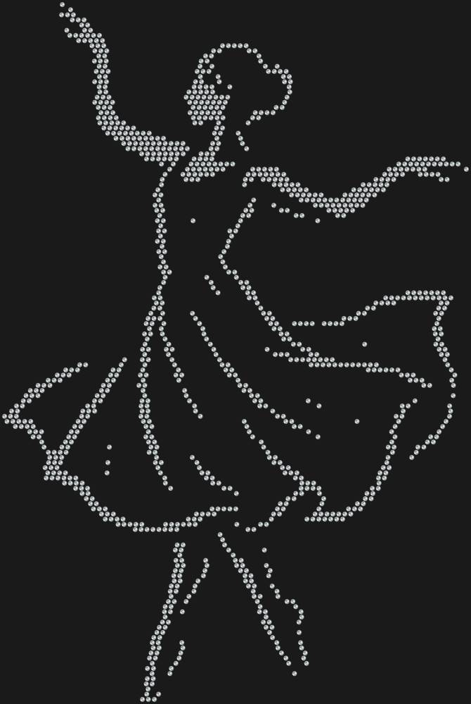 Трафарет Танцовщица — RHT_DANCER1_SS16_CRYSTAL_CLEAR