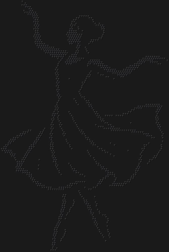 Трафарет Танцовщица — RHT_DANCER1_SS16_JET_BLACK