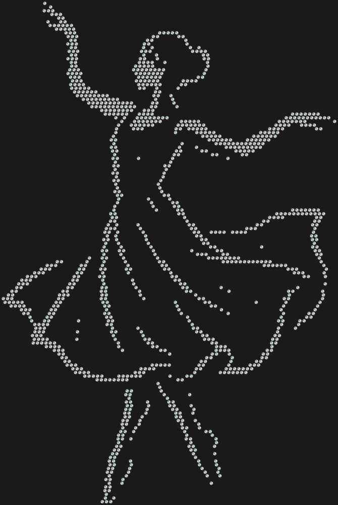 Трафарет Танцовщица — RHT_DANCER1_SS20_CRYSTAL_CLEAR