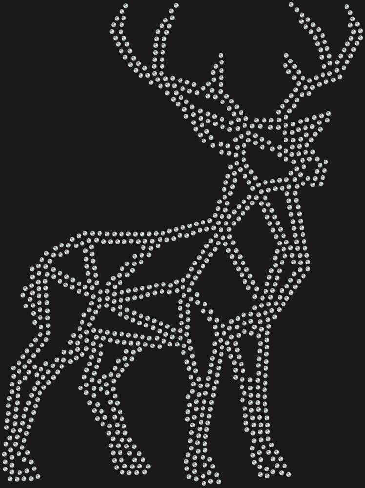 Трафарет Олень low-poly — RHT_DEER1_SS12_CRYSTAL_CLEAR