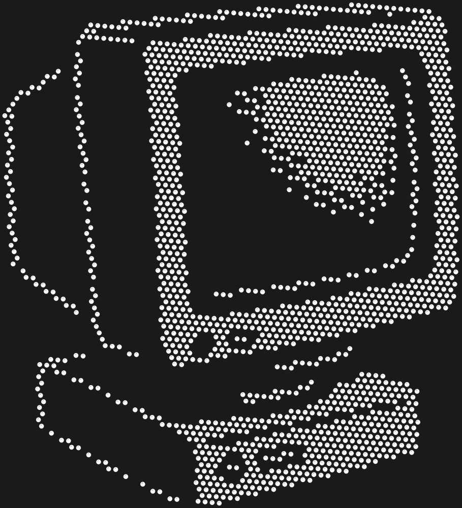 Трафарет Старый монитор — RHT_DISPLAY1_SS16_CRYSTAL_CLEAR