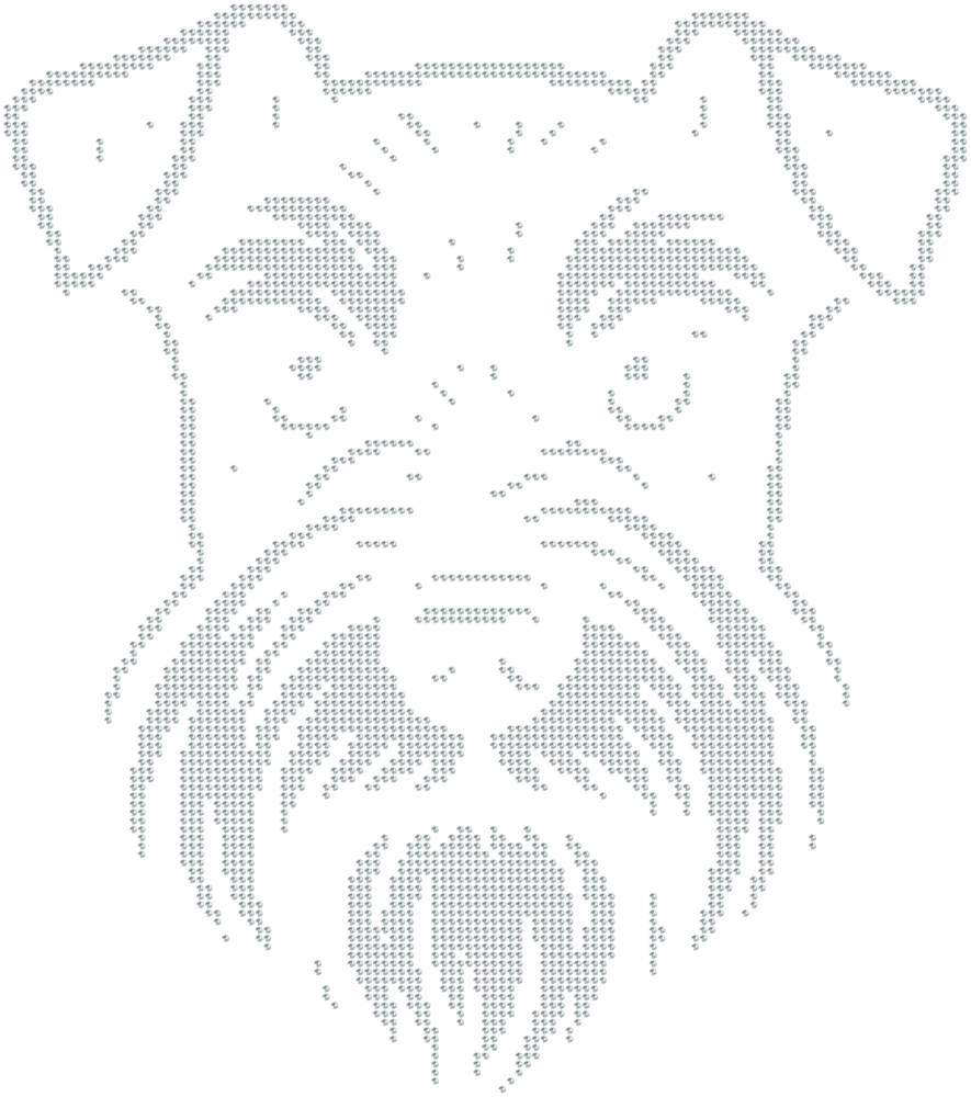 Трафарет Цвергшнауцер — RHT_DOG1_SS12_CRYSTAL_CLEAR