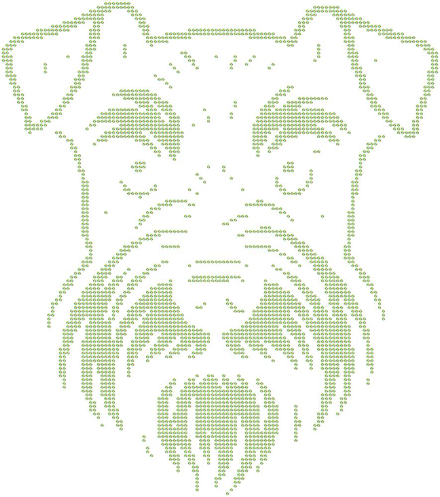 Трафарет Цвергшнауцер — RHT_DOG1_SS16_CRYSTAL_AB