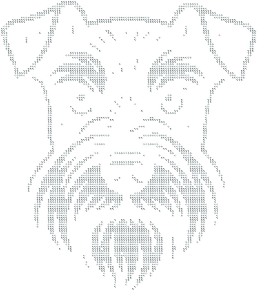 Трафарет Цвергшнауцер — RHT_DOG1_SS16_CRYSTAL_CLEAR