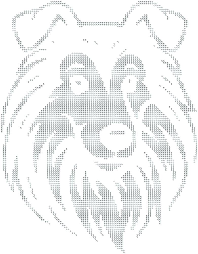 Трафарет Колли — RHT_DOG2_SS10_CRYSTAL_CLEAR