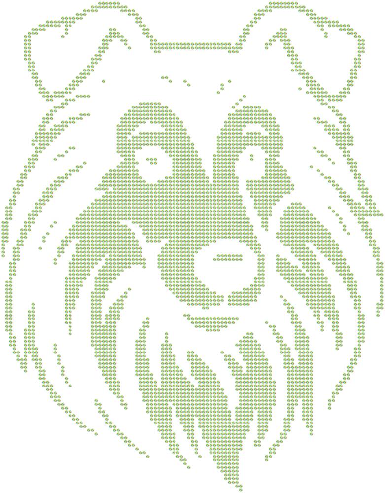 Трафарет Колли — RHT_DOG2_SS12_CRYSTAL_AB