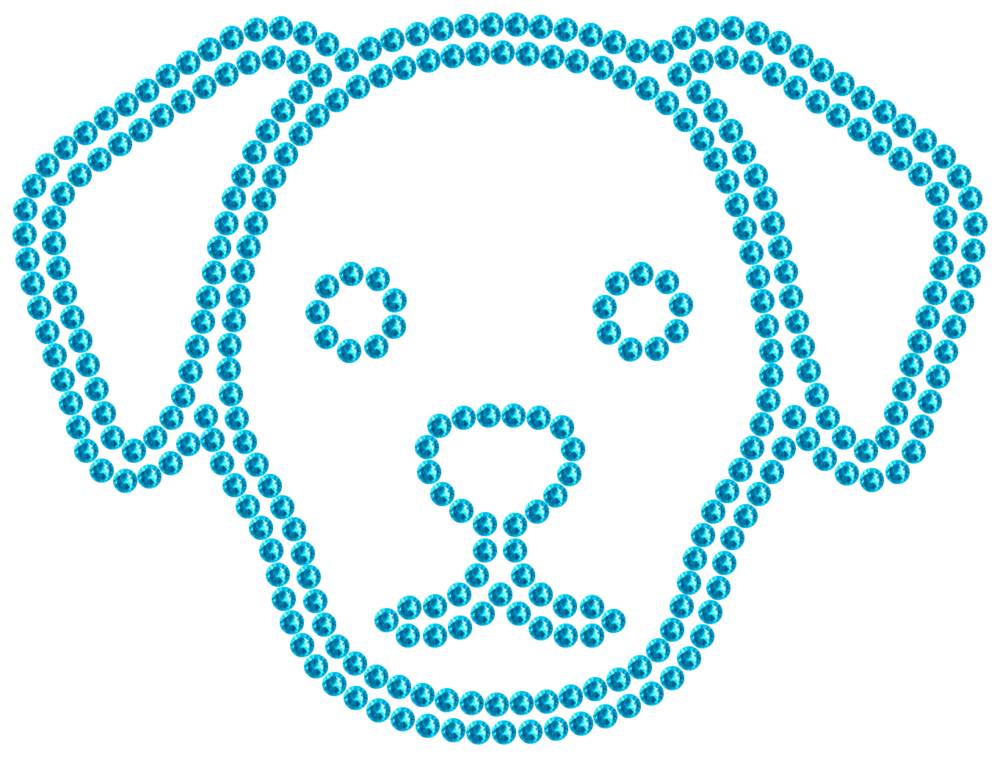 Трафарет Собака — RHT_DOG4_SS10_AQUAMARINE