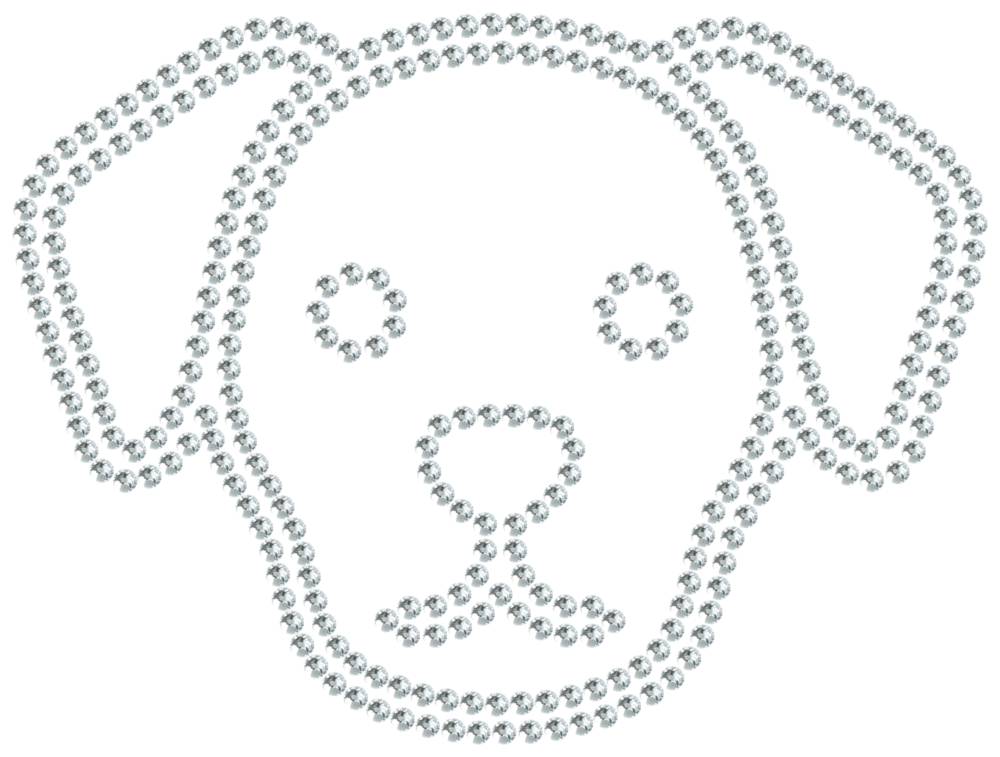 Трафарет Собака — RHT_DOG4_SS10_CRYSTAL_CLEAR