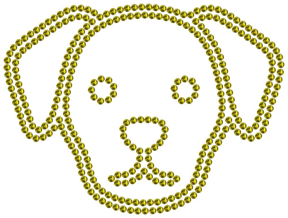 Трафарет Собака — RHT_DOG4_SS10_OLIVE