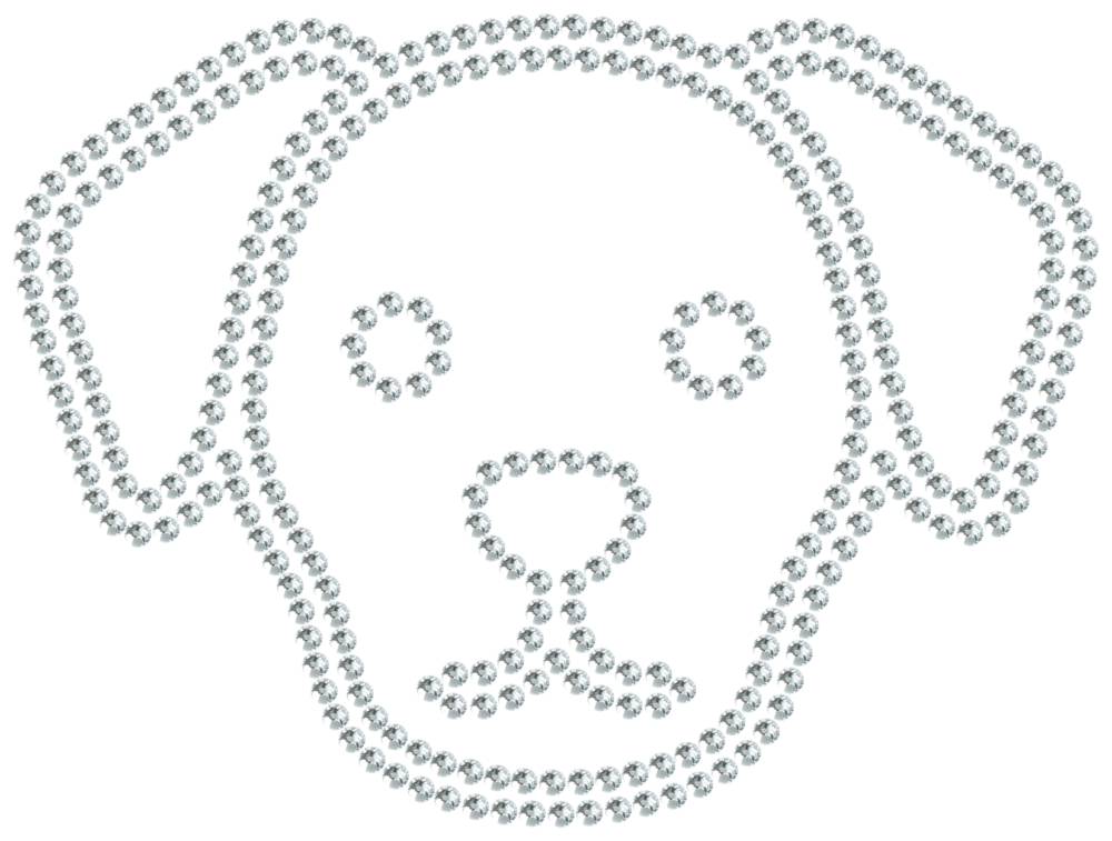 Трафарет Собака — RHT_DOG4_SS12_CRYSTAL_CLEAR