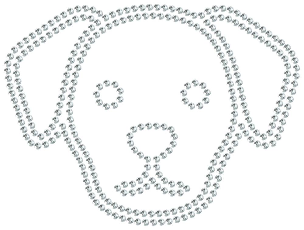 Трафарет Собака — RHT_DOG4_SS16_CRYSTAL_CLEAR