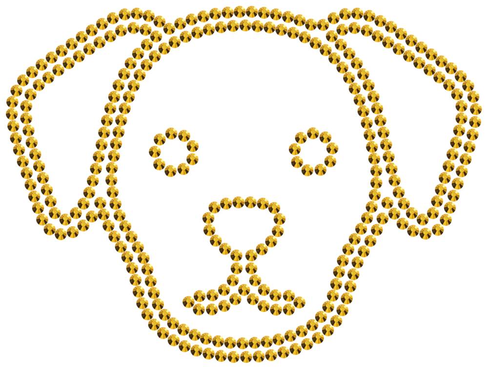 Трафарет Собака — RHT_DOG4_SS16_GOLD