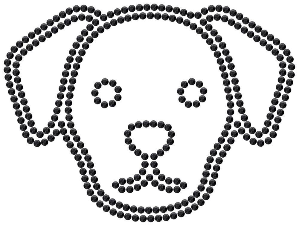 Трафарет Собака — RHT_DOG4_SS16_JET_BLACK