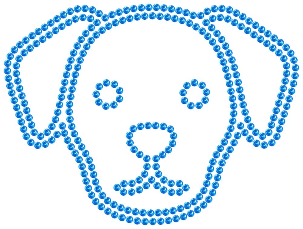 Трафарет Собака — RHT_DOG4_SS16_LT_SAPPHIRE