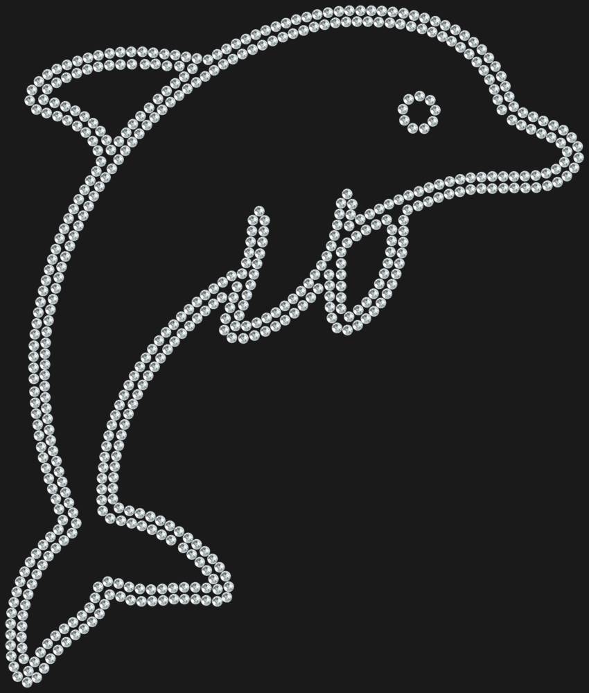 Трафарет Дельфин — RHT_DOLPHIN1_SS10_CRYSTAL_CLEAR