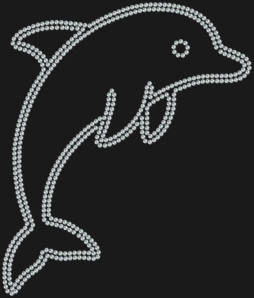 Трафарет Дельфин — RHT_DOLPHIN1_SS6_CRYSTAL_CLEAR