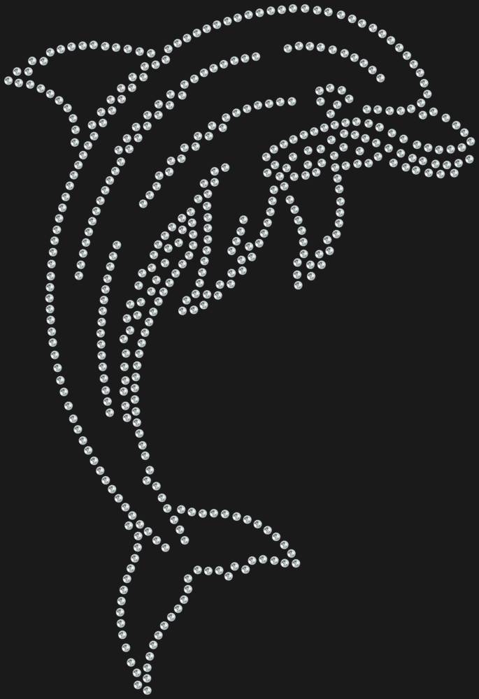 Трафарет Дельфин — RHT_DOLPHIN2_SS10_CRYSTAL_CLEAR