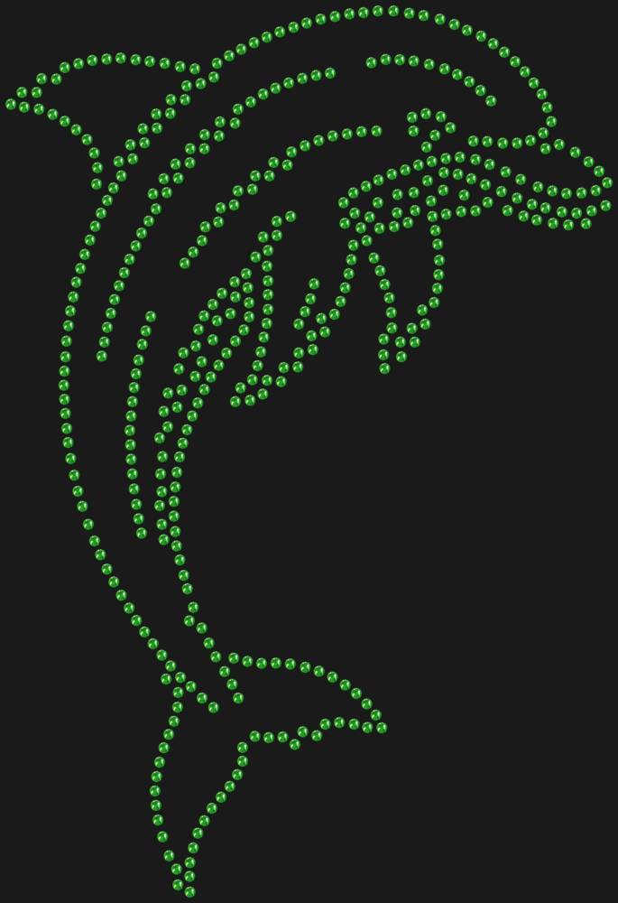 Трафарет Дельфин — RHT_DOLPHIN2_SS10_LT_PERIDOT
