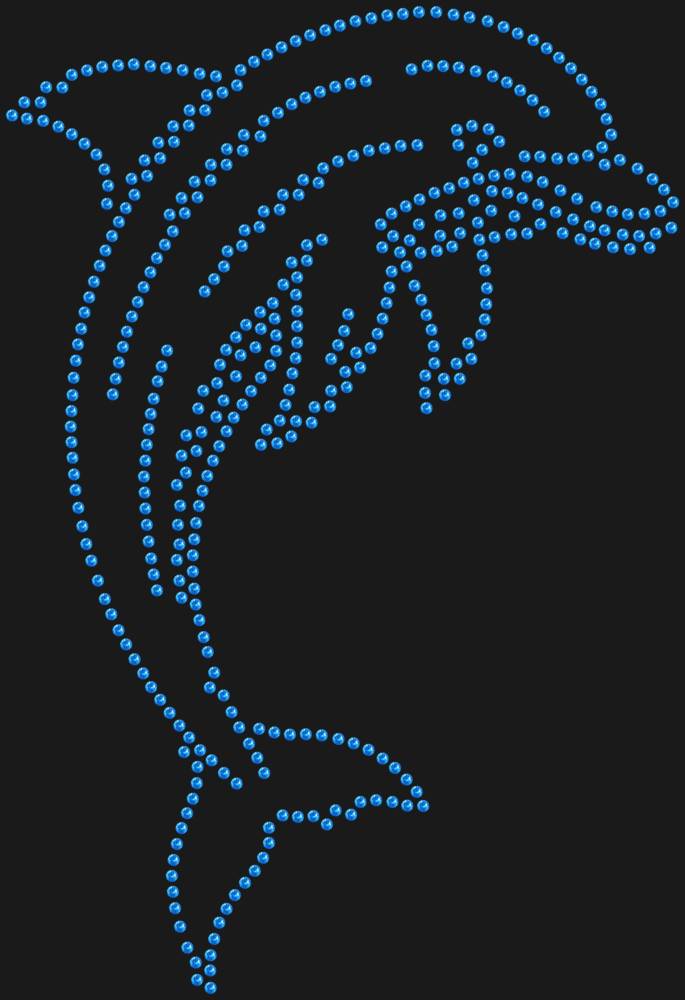 Трафарет Дельфин — RHT_DOLPHIN2_SS10_LT_SAPPHIRE