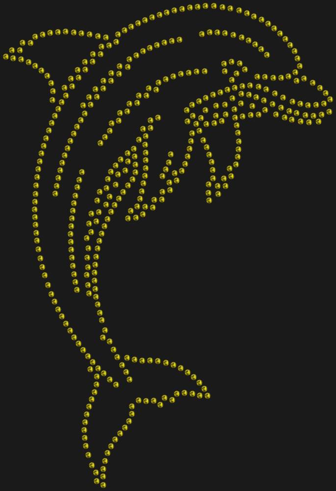 Трафарет Дельфин — RHT_DOLPHIN2_SS10_OLIVE