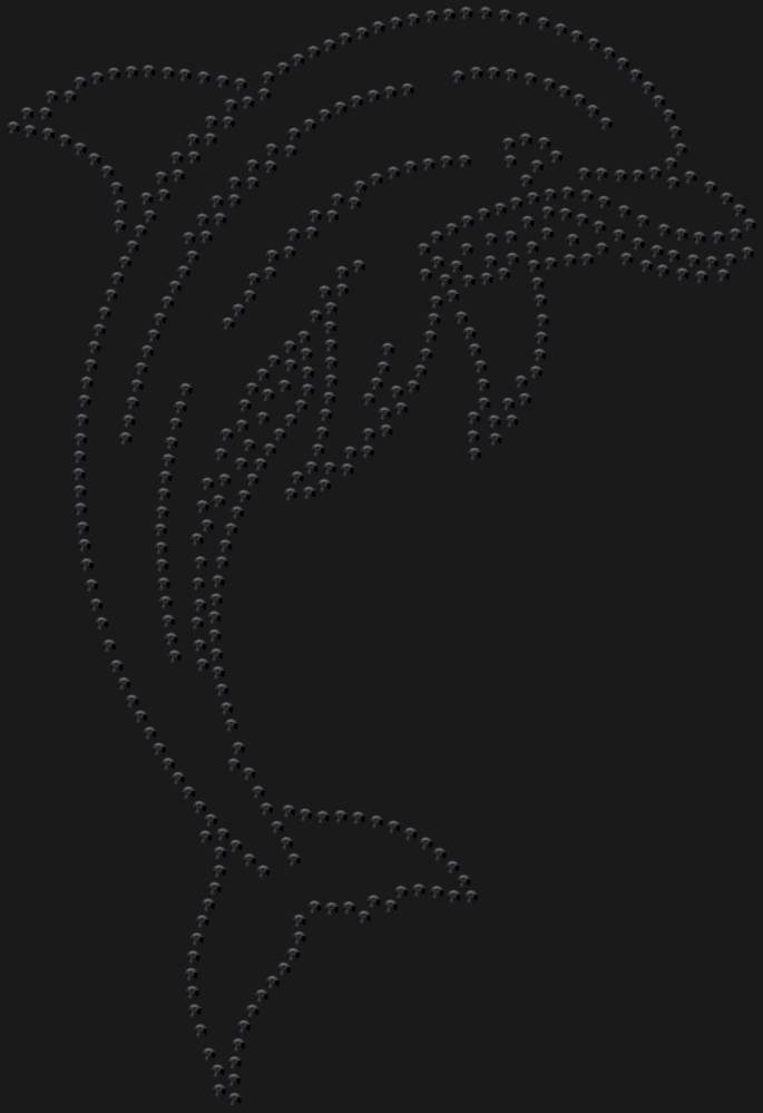 Трафарет Дельфин — RHT_DOLPHIN2_SS16_JET_BLACK