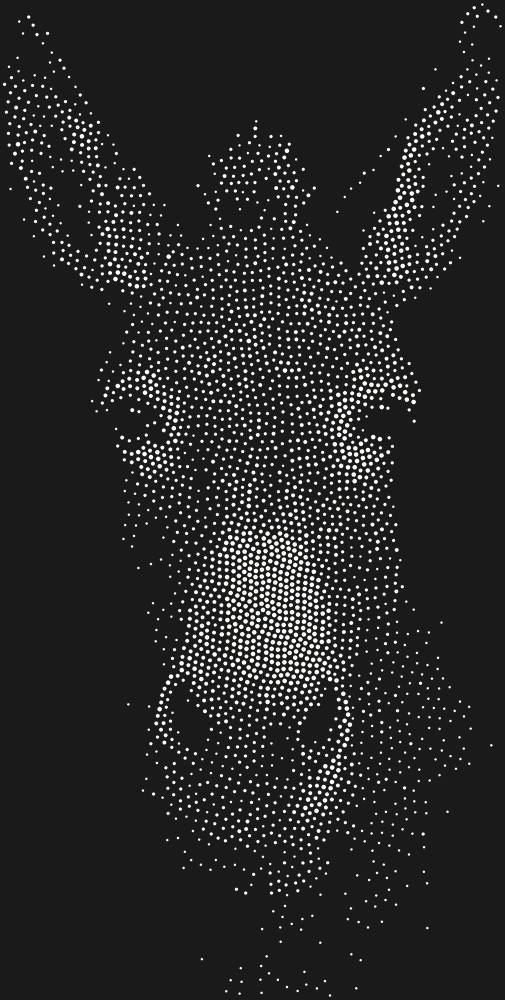 Трафарет Осёл — RHT_DONKEY1_MULTY_CRYSTAL_AB