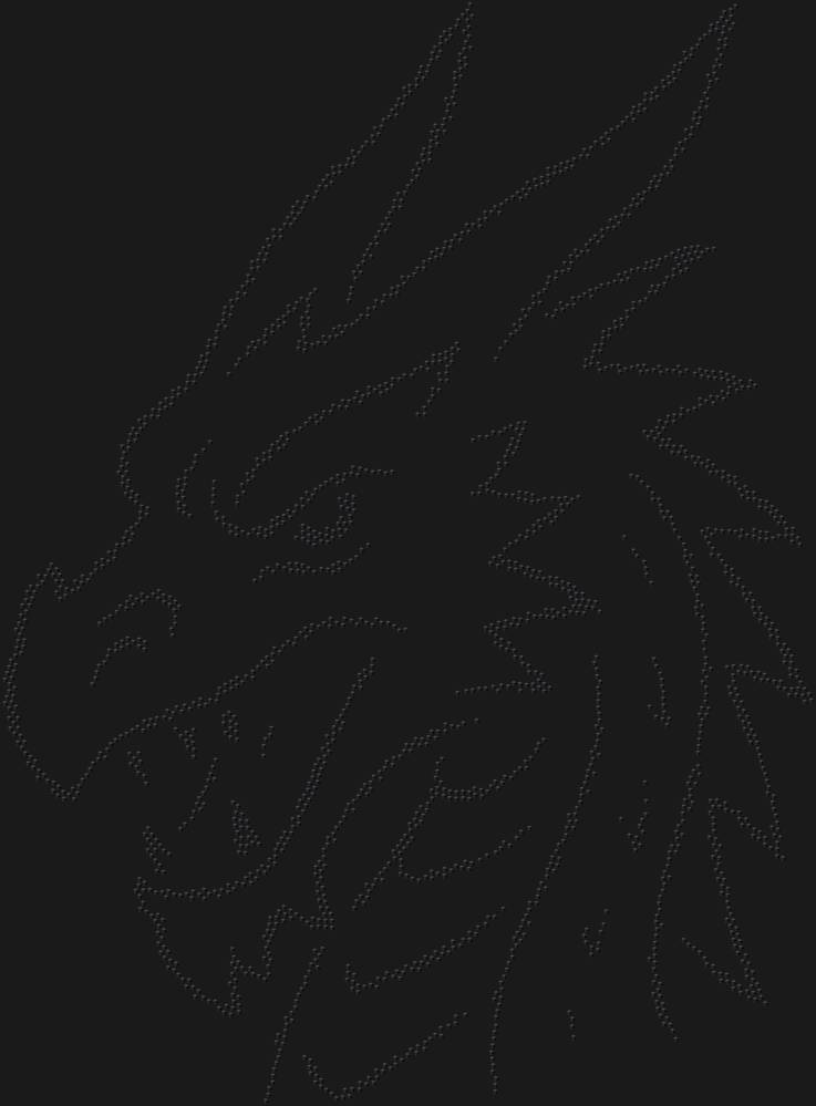 Трафарет Голова дракона — RHT_DRAGON1_SS10_JET_BLACK