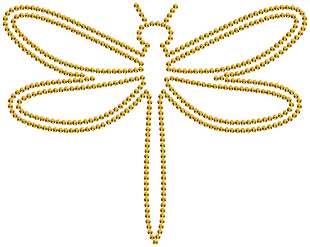 Трафарет Стрекоза — RHT_DRAGONFLY1_SS10_GOLD