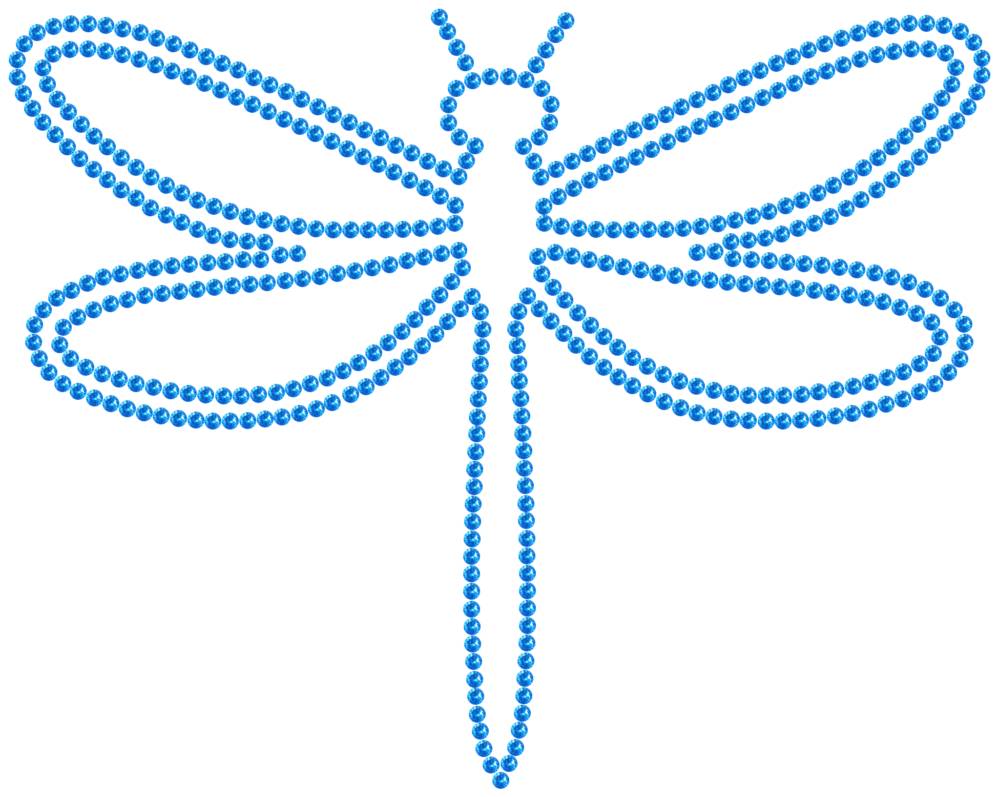 Трафарет Стрекоза — RHT_DRAGONFLY1_SS10_LT_SAPPHIRE