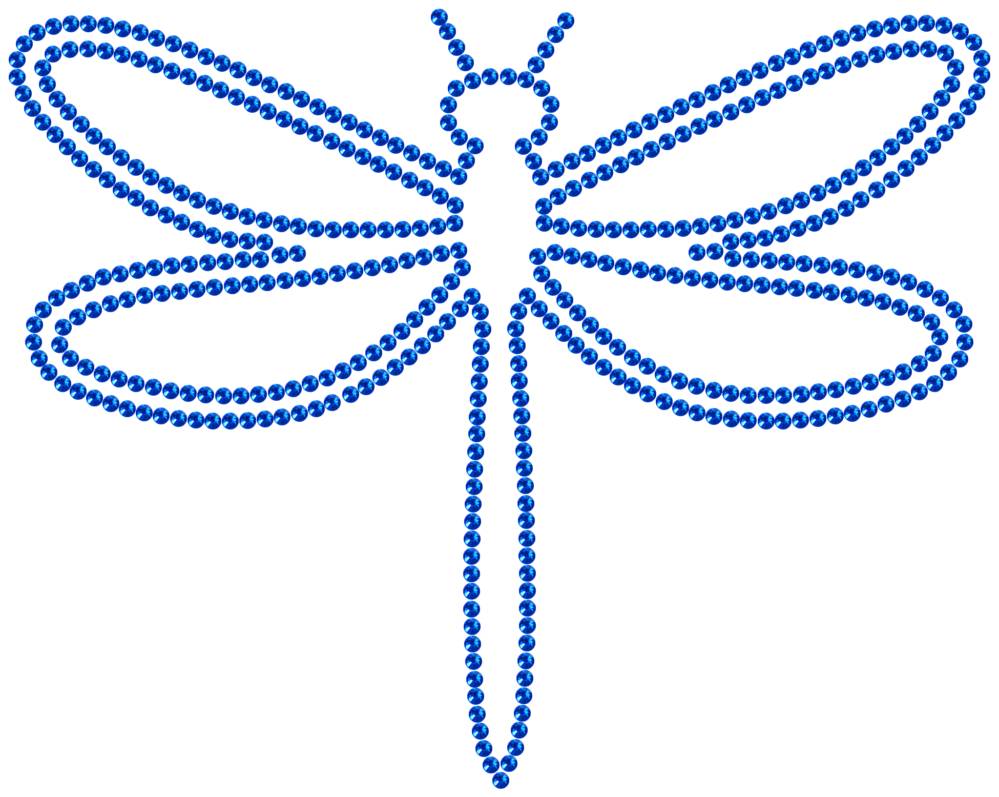 Трафарет Стрекоза — RHT_DRAGONFLY1_SS10_SAPPHIRE