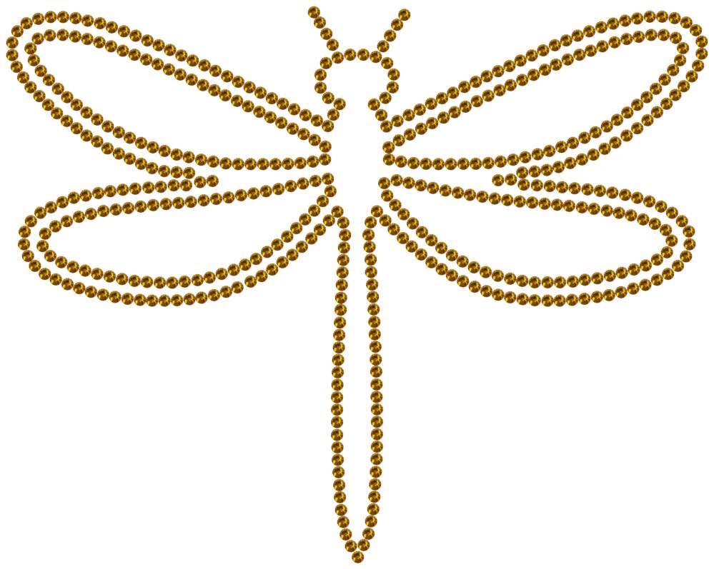 Трафарет Стрекоза — RHT_DRAGONFLY1_SS10_TOPAZ