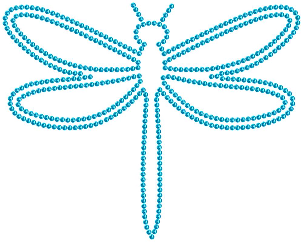 Трафарет Стрекоза — RHT_DRAGONFLY1_SS16_AQUAMARINE