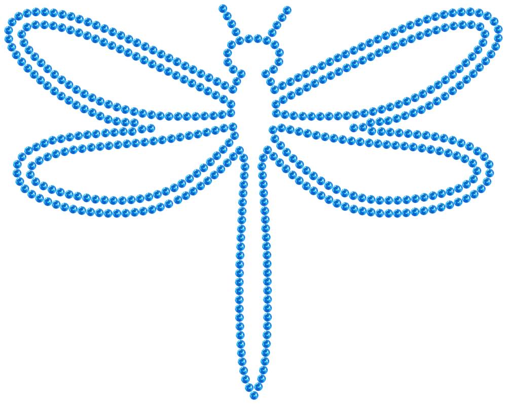 Трафарет Стрекоза — RHT_DRAGONFLY1_SS16_LT_SAPPHIRE